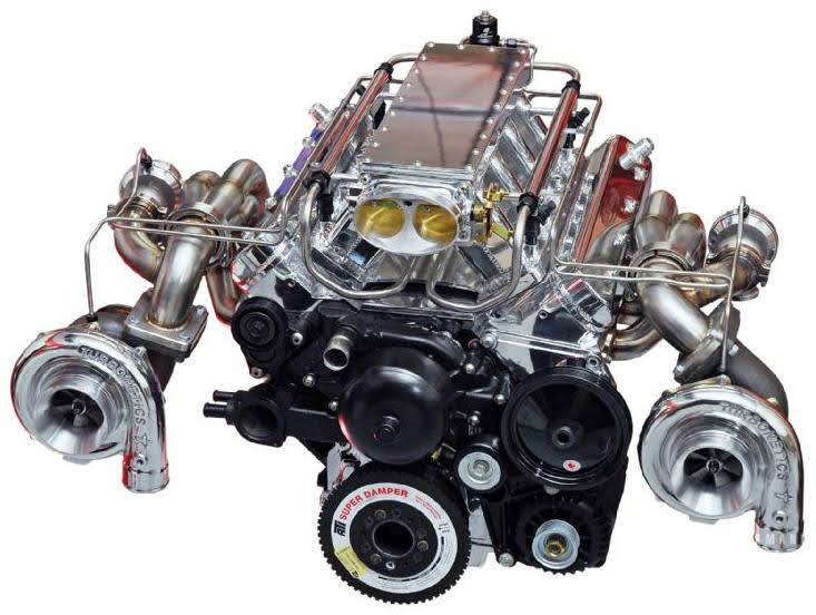 Pontiac twin-turbo engine